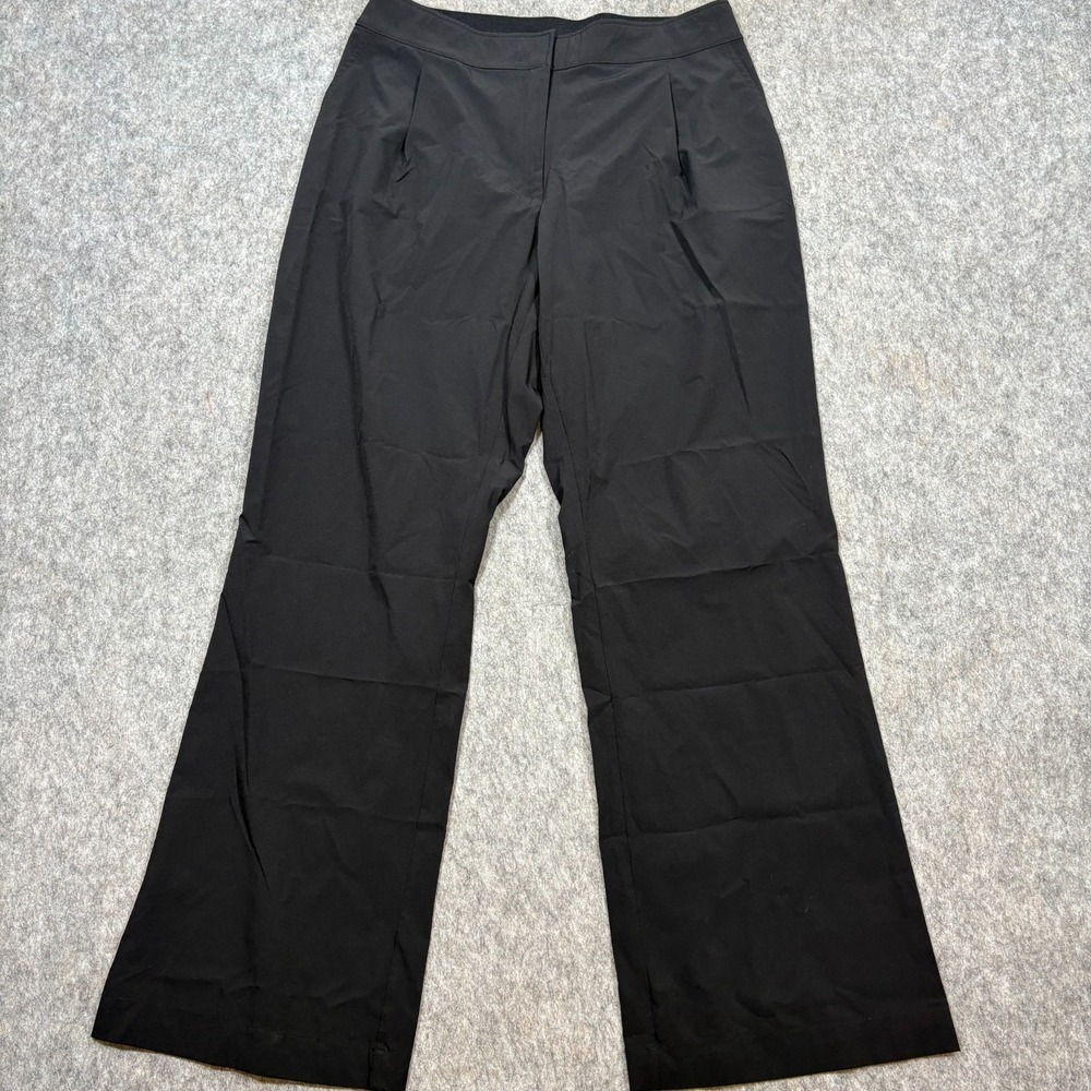 Calvin Klein Dress Pants Women's Size 30 Black Modern Fit Pleated Front Workwear